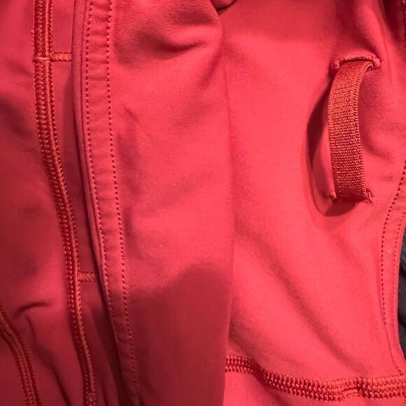 Lululemon Fast & free Crops  Sz 2 Orange - Picture 10 of 12